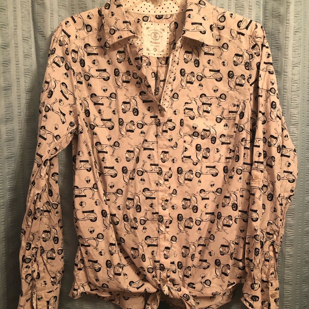 Style & Co Tan Medium Shirt